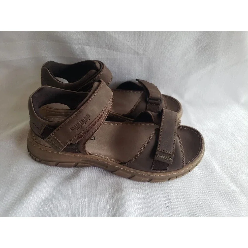 Josef Seibel Brendan Sandals - Brown - Mens size 10.5